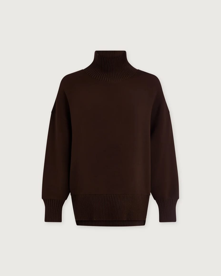 Varley Barker High Neck Sweat Coffee Bean