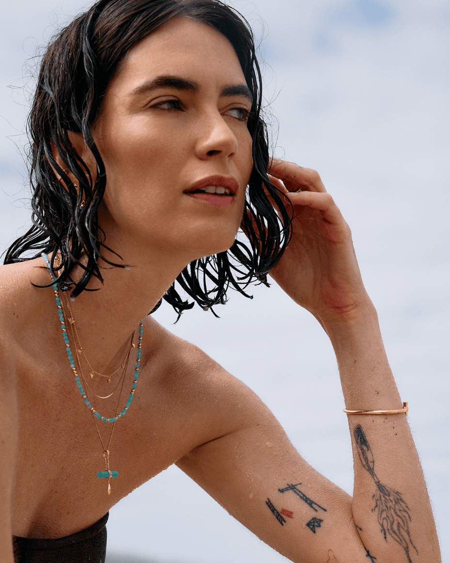 Rachel Jackson Dreamer Bird Choker Necklace - Luxe Leopard - Luxe Leopard