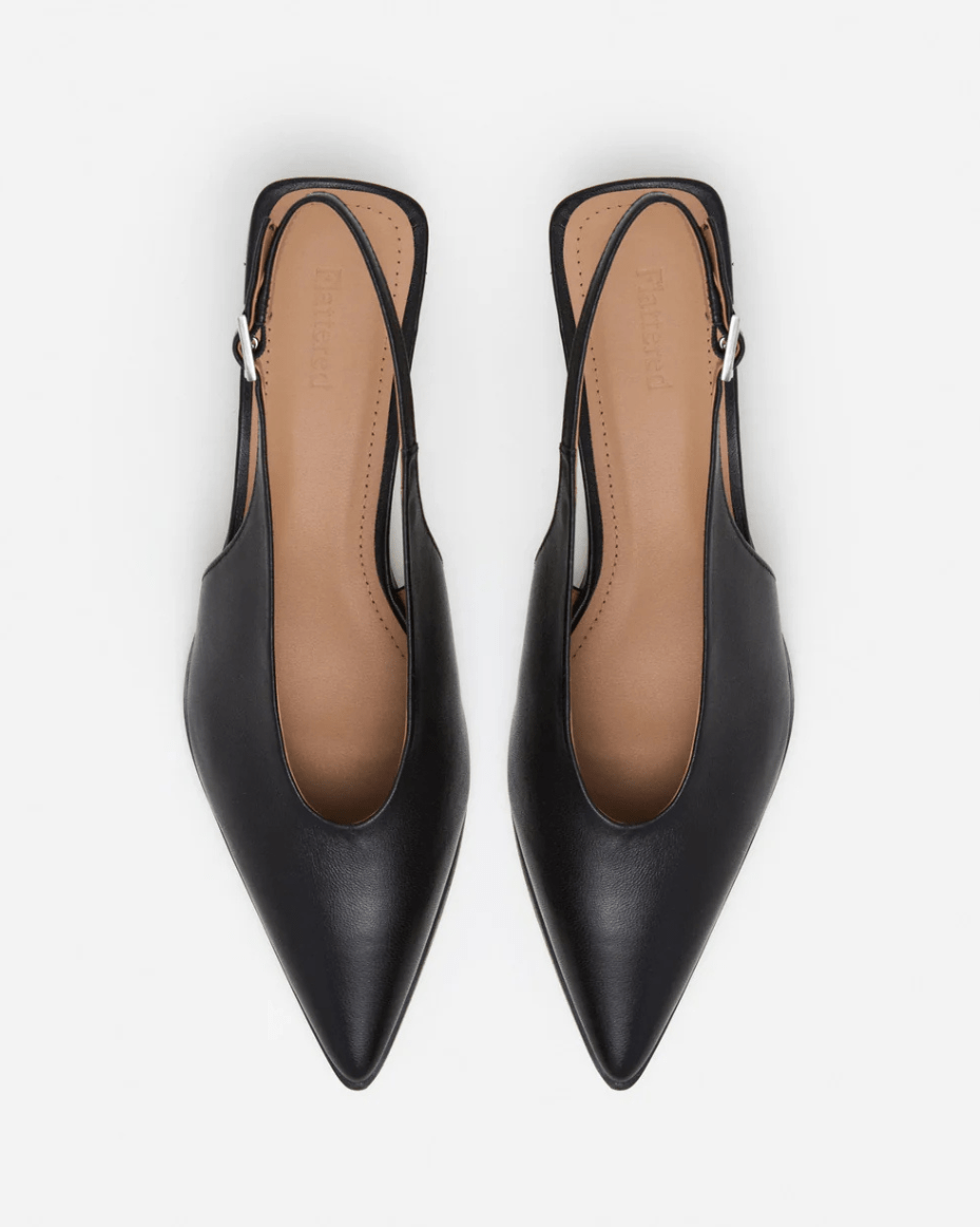 Flattered Avalon Leather In Black - FLATTERED - Luxe Leopard