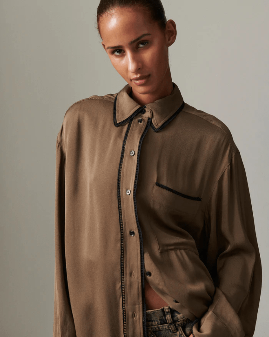 Day Birger Olenna Matte Crepe - DAY BIRGER - Luxe Leopard