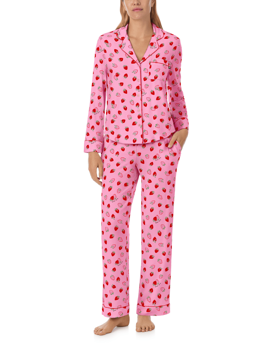 Kate Spade Long Sleep PJ Set - KATE SPADE - Luxe Leopard