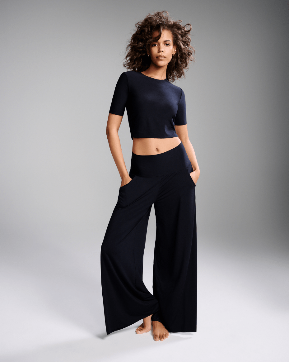 Commando Butter Wide Leg Pant - COMMANDO - Luxe Leopard