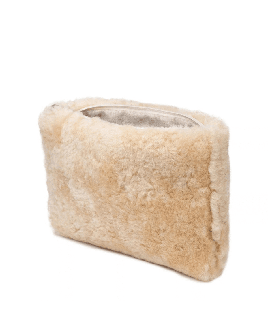 Shepherd of Sweden Ally Sheepskin Bag 30x20cm in Chestnut - SHEPHERD OF SWEDEN - Luxe Leopard