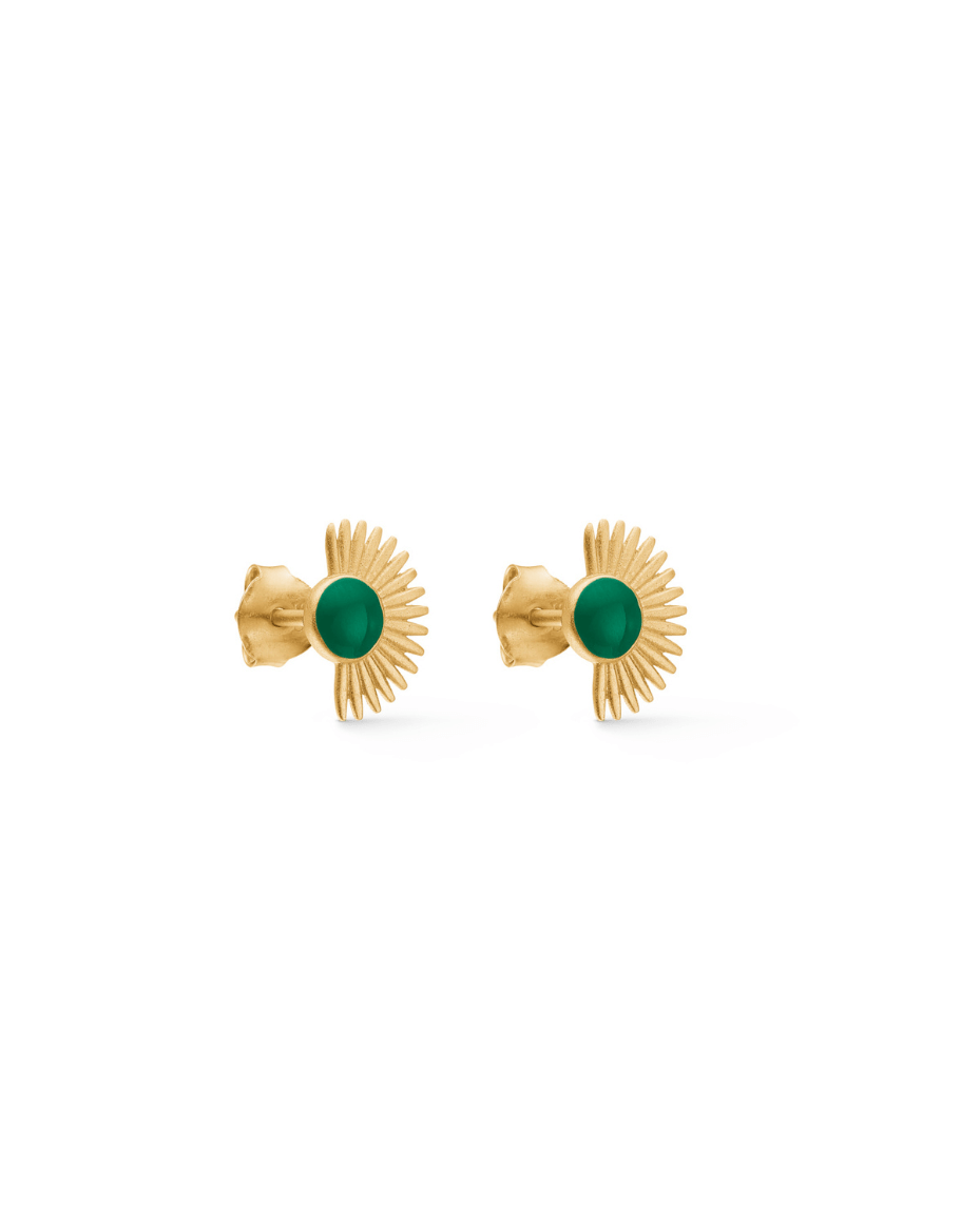 Enamel Copenhagen Soleil Studs - Luxe Leopard