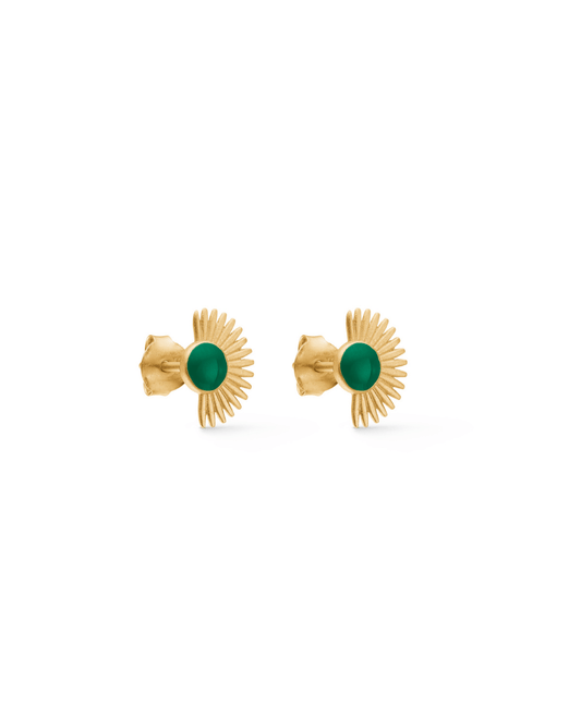 Enamel Copenhagen Soleil Studs - Luxe Leopard