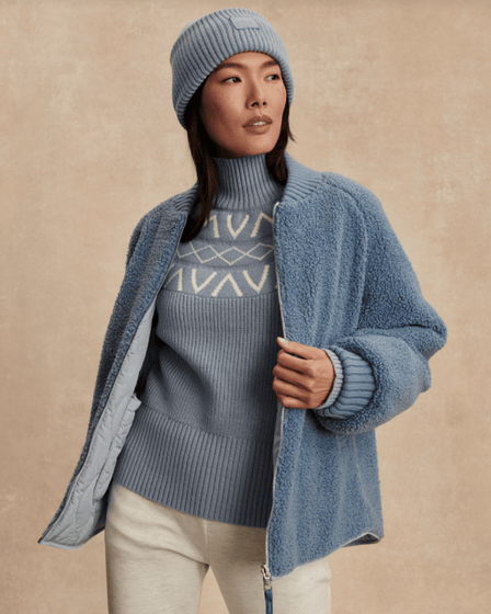 Varley Serina Reversible Quilt Jacket - VARLEY - Luxe Leopard