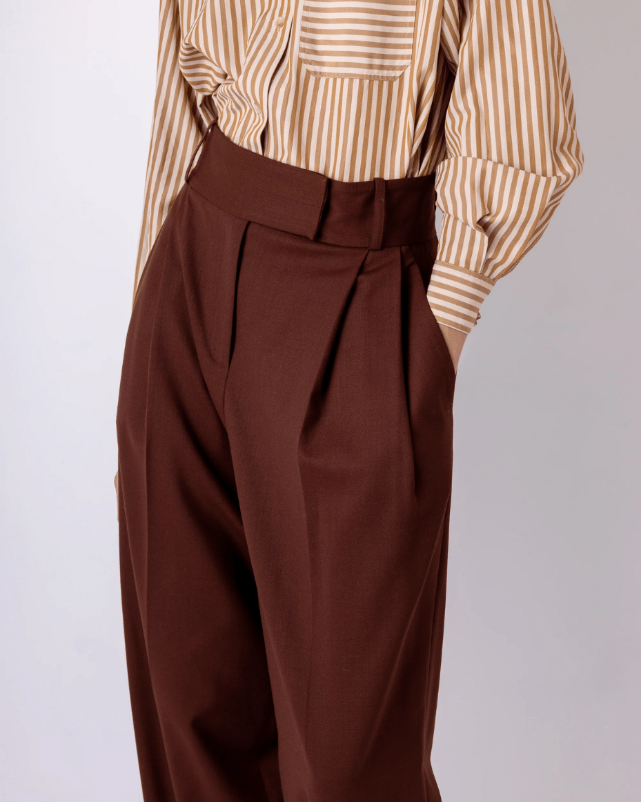 Vivere Tessa Tapered Trouser - VIVERE - Luxe Leopard