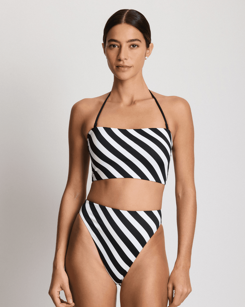 Ralph Lauren Longline Bandeau Bikini Bra - RALPH LAUREN - Luxe Leopard