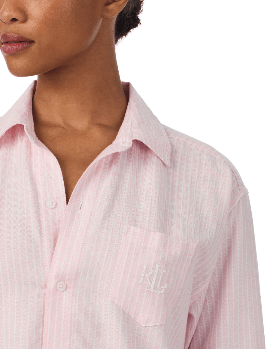 Ralph Lauren His Shirt Collar Sleepshirt - RALPH LAUREN - Luxe Leopard