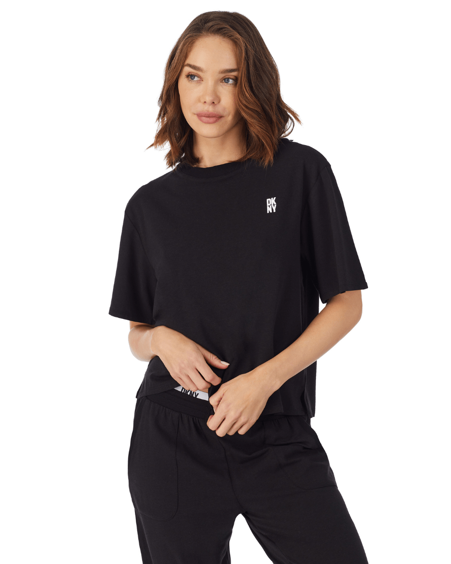 DKNY Short Sleeve Tee - DKNY - Luxe Leopard