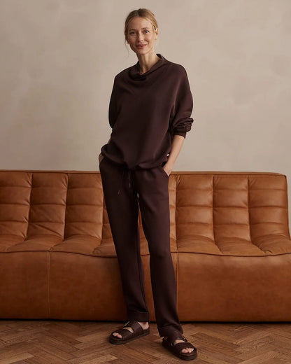 Varley The Rolled Cuff Pant 28.5 Coffee Bean - VARLEY - Luxe Leopard