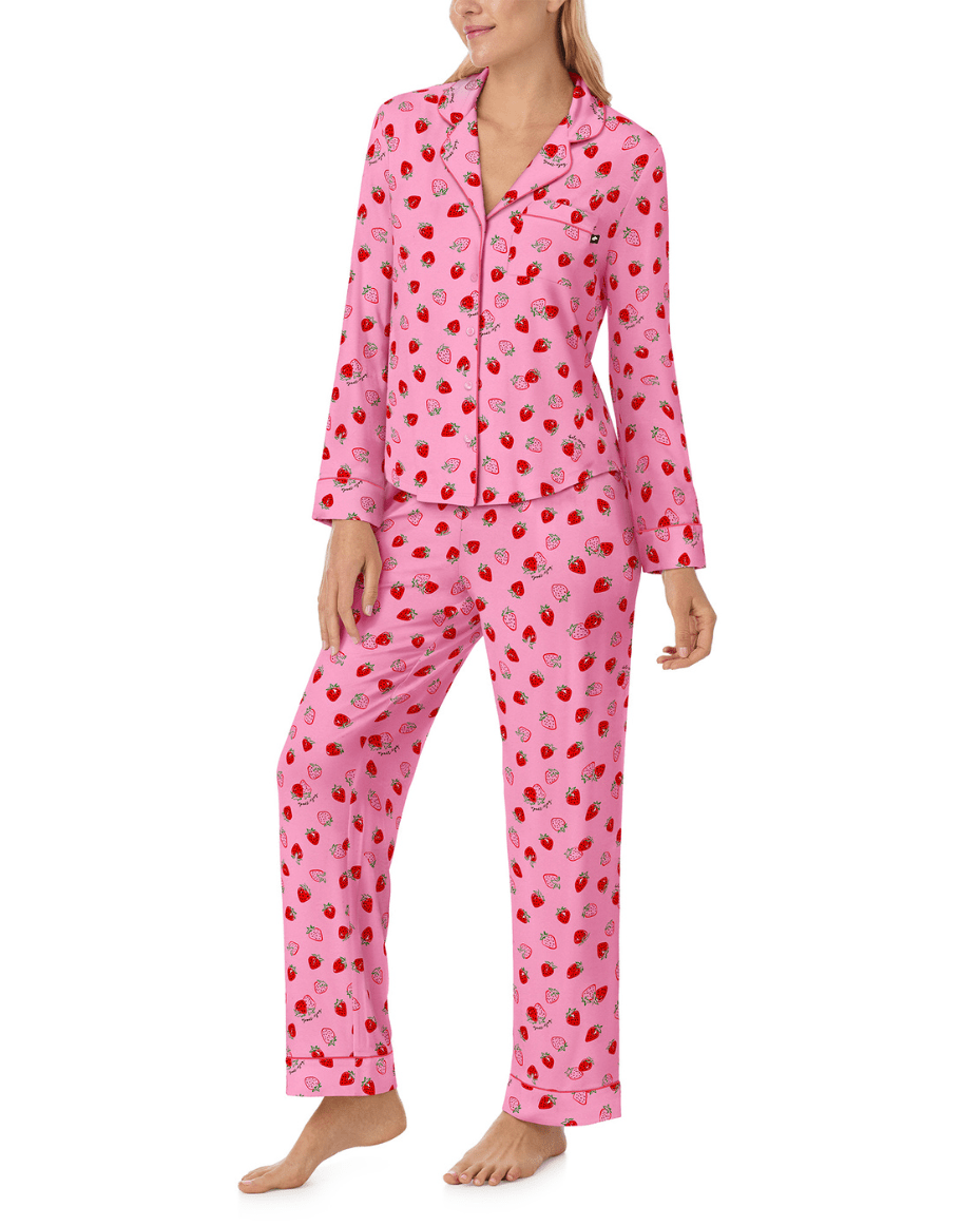 Kate Spade Long Sleep PJ Set - KATE SPADE - Luxe Leopard