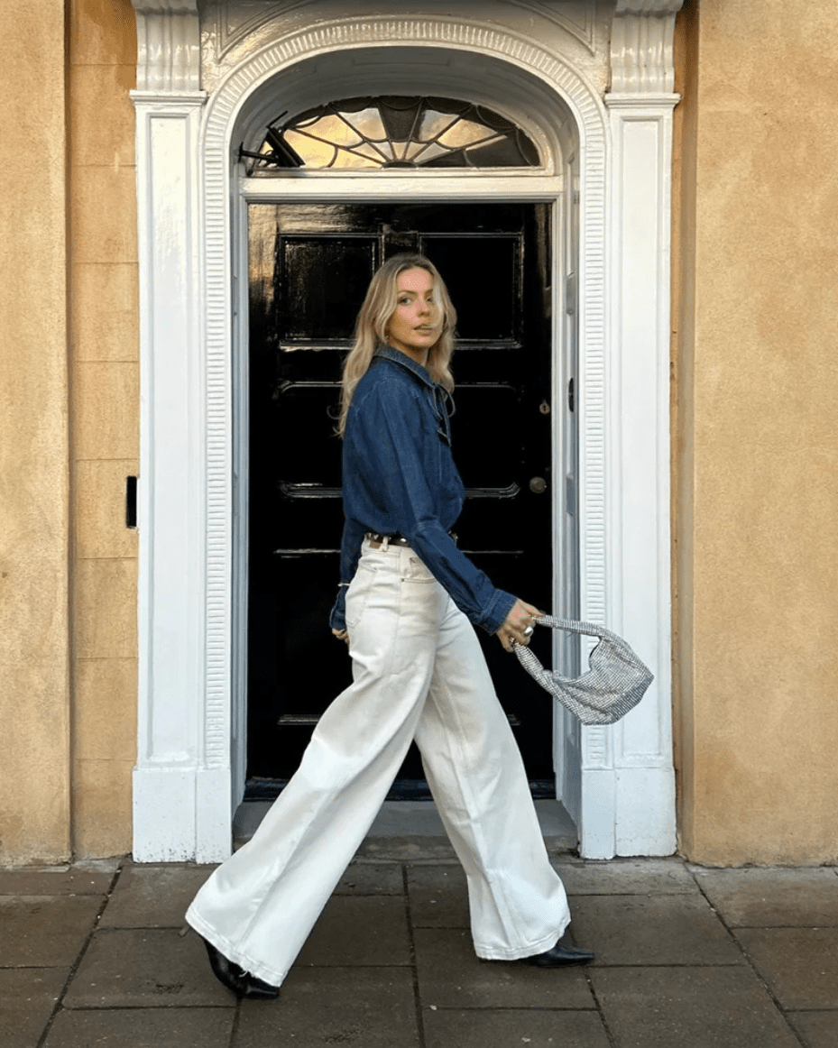 Seventy + Mochi Bay Jean in Ecru - SEVENTY + MOCHI - Luxe Leopard
