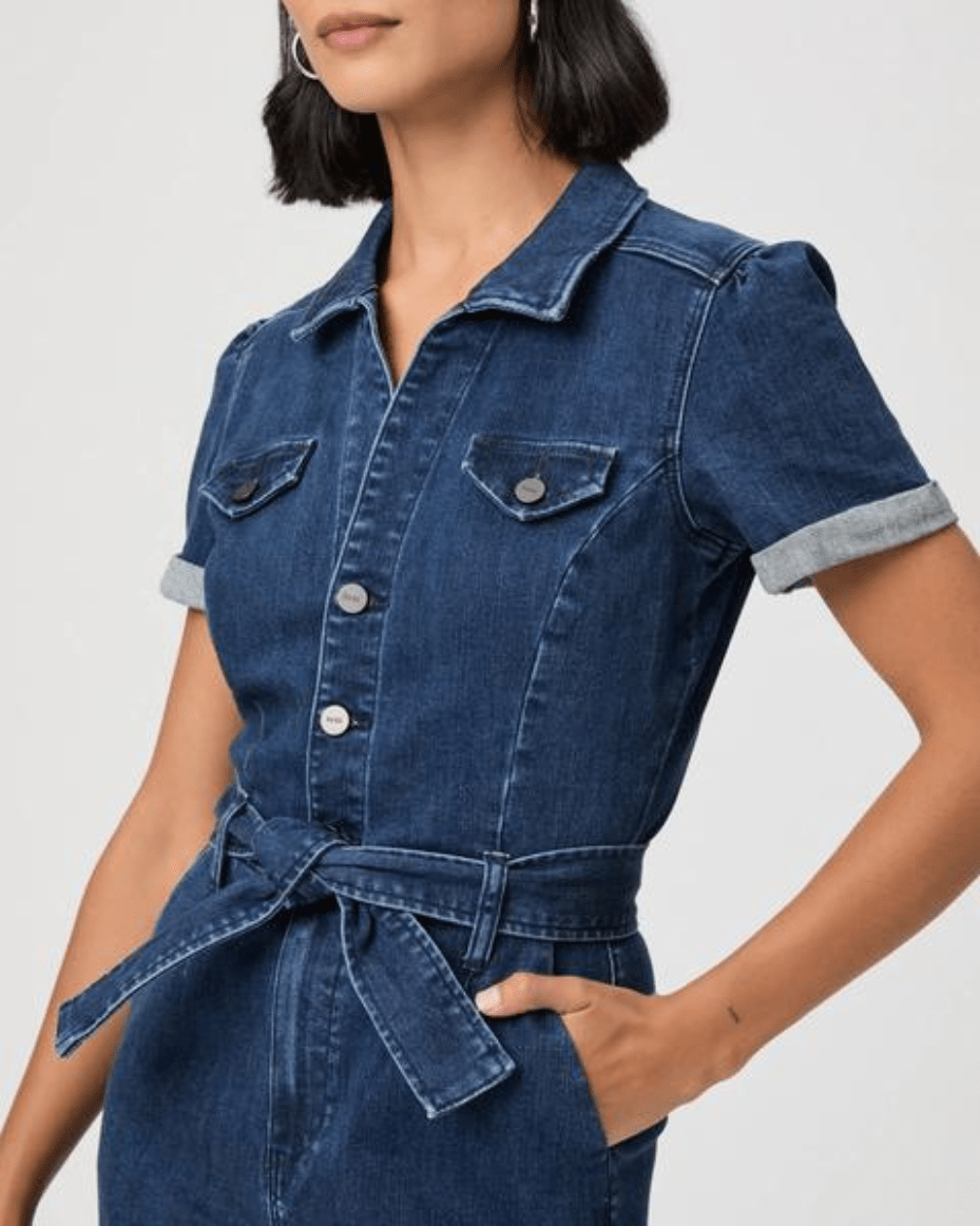 Paige Anessa Short Sleeve Jumpsuit