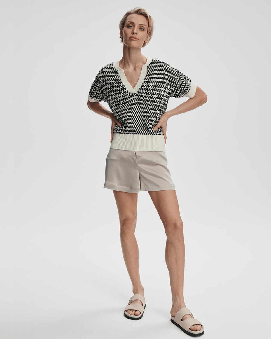 Varley Dora Knit Top - VARLEY - Luxe Leopard