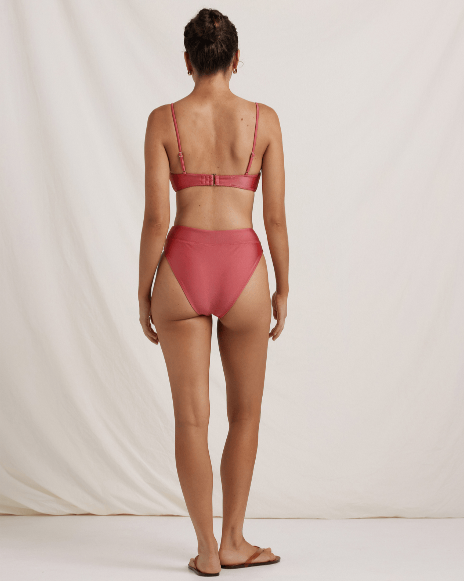 Peony Boudoir Mid Cut High Pant - PEONY - Luxe Leopard