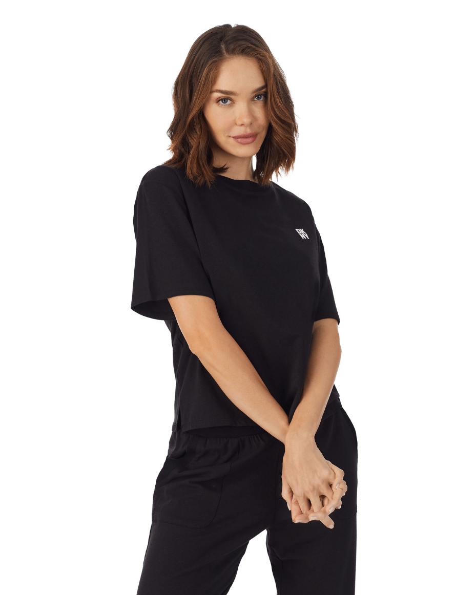 DKNY Short Sleeve Tee - DKNY - Luxe Leopard