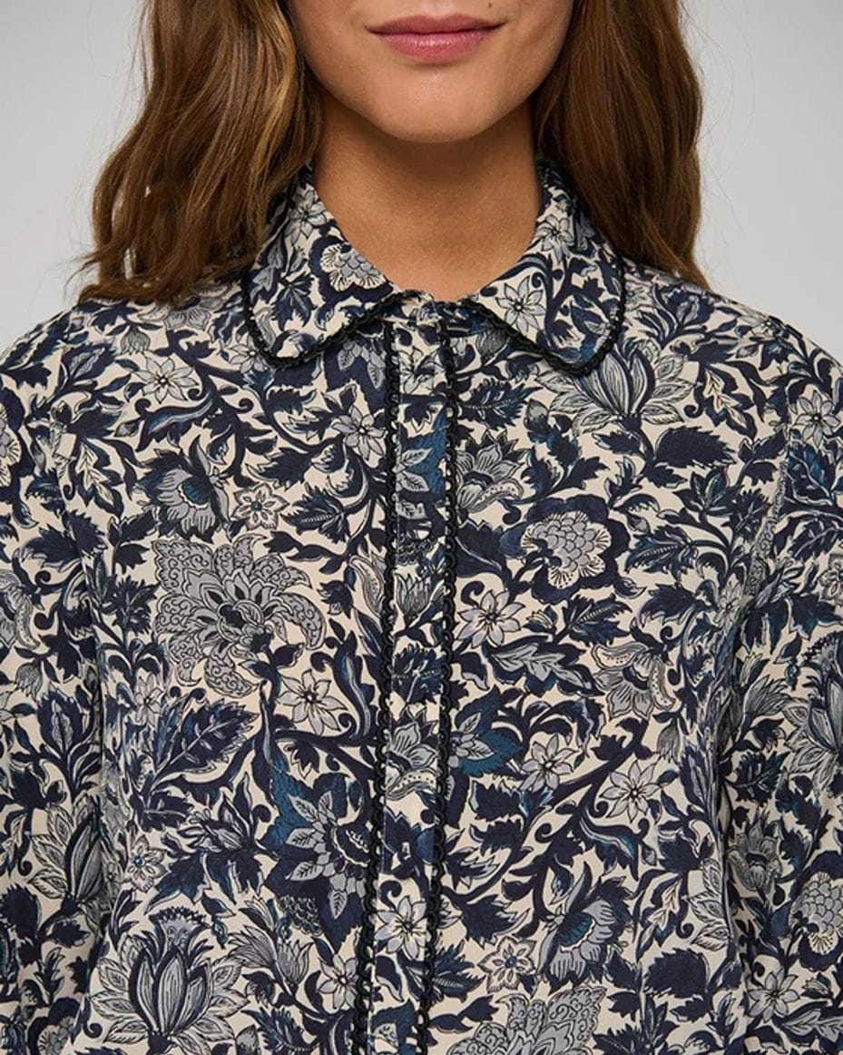 Dea Kudibal Lena Blouse With Special Trim - DEA KUDIBAL - Luxe Leopard
