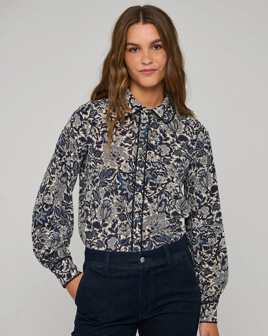 Dea Kudibal Lena Blouse With Special Trim - DEA KUDIBAL - Luxe Leopard