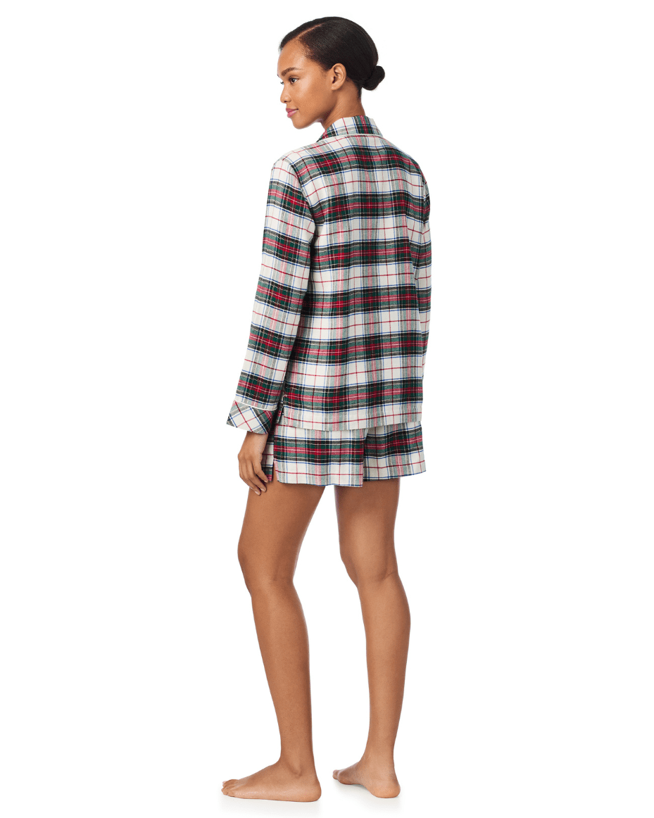 Ralph Lauren Long Sleep Notch Collar Boxer PJ Set - RALPH LAUREN - Luxe Leopard