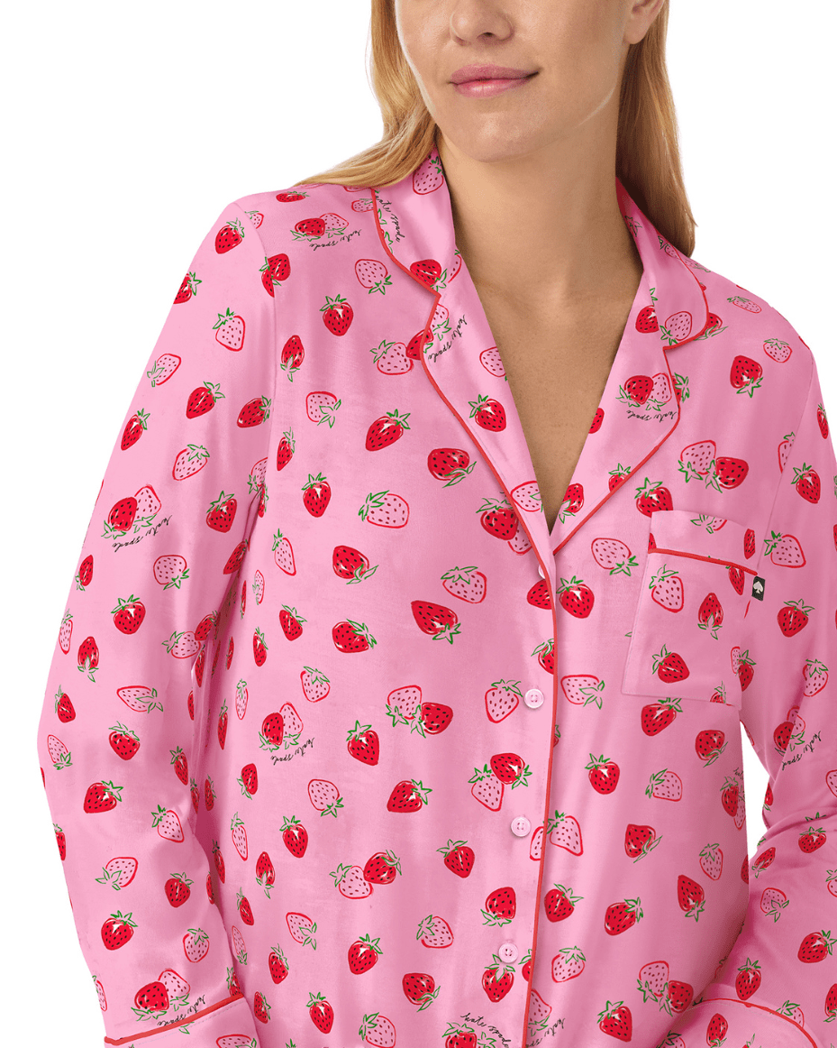 Kate Spade Long Sleep PJ Set - KATE SPADE - Luxe Leopard