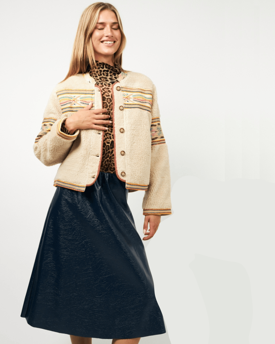 Lollys Laundry Siri Jacket - LOLLYS LAUNDRY - Luxe Leopard