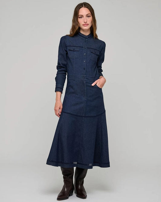 Dea Kudibal Augusta Denim Dress - DEA KUDIBAL - Luxe Leopard