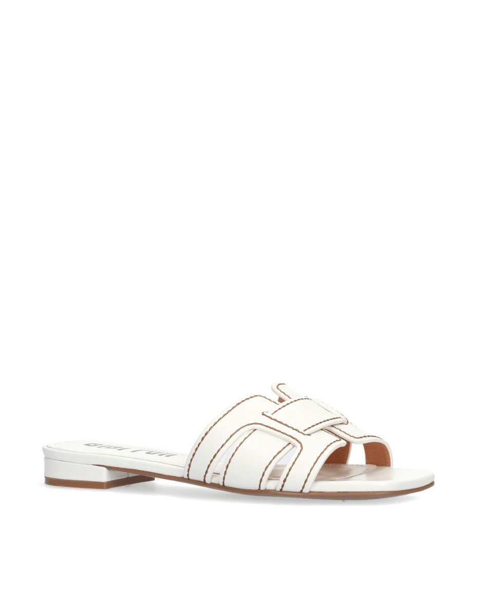 Bibi Lou Holly Flat Sandal Kid Leather - BIBI LOU - Luxe Leopard