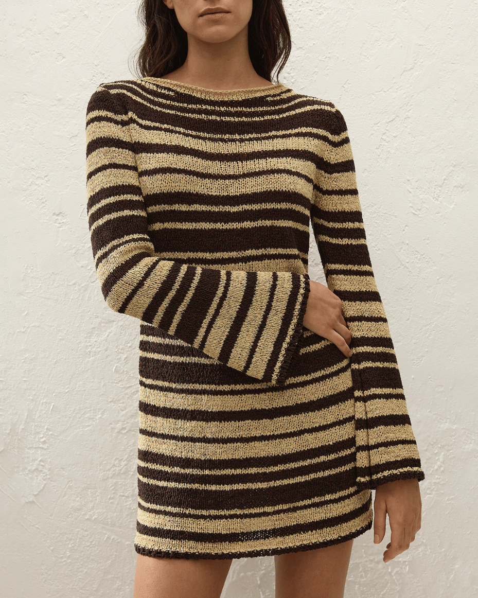 Faithfull The Brand Micah Mini Dress - FAITHFULL THE BRAND - Luxe Leopard