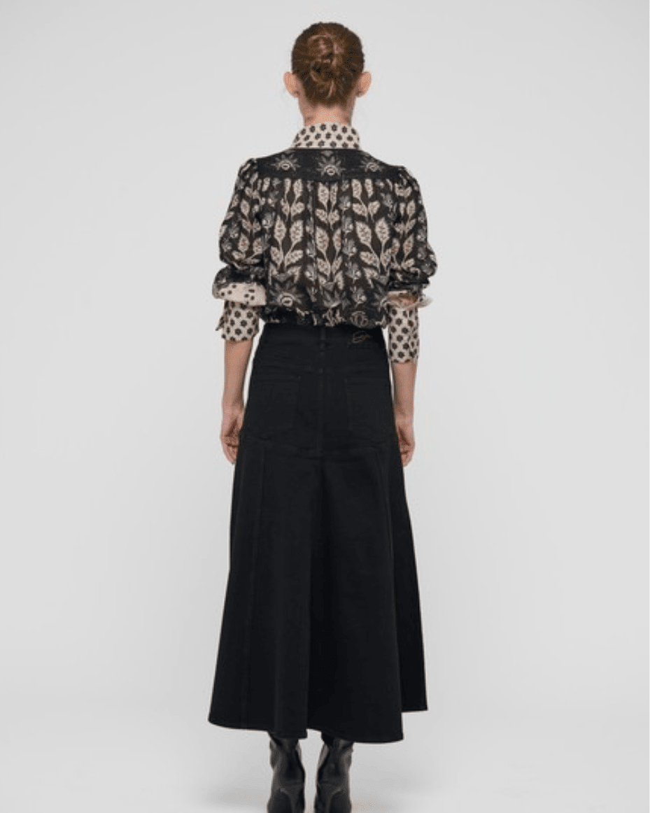 Dea Kudibal Amelie NS Blouse With Stand Collar - DEA KUDIBAL - Luxe Leopard
