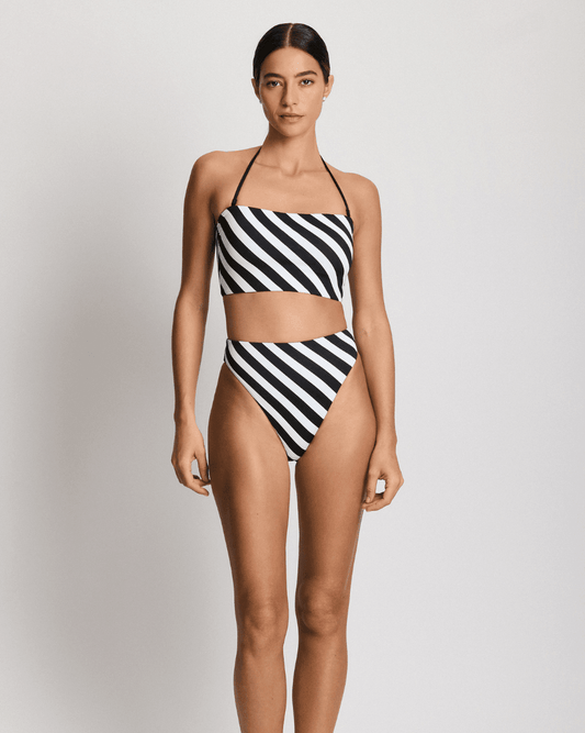 Ralph Lauren Longline Bandeau Bikini Bra - RALPH LAUREN - Luxe Leopard
