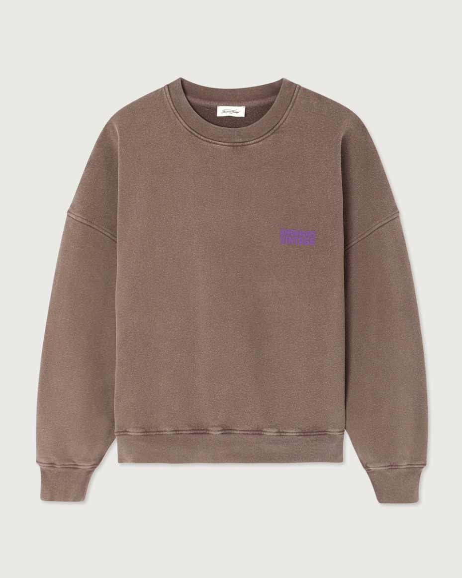 American Vintage Plizzy Sweatshirt - AMERICAN VINTAGE - Luxe Leopard