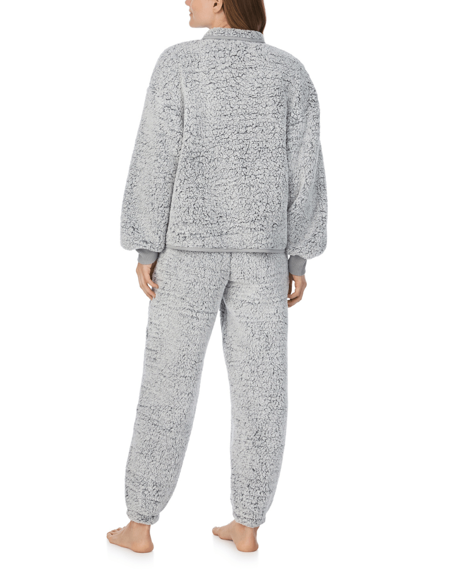 DKNY Long Sleeve Zip Top & Jogger Lounge Set - DKNY - Luxe Leopard