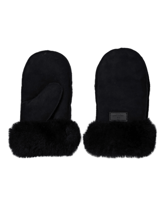 Shepherd of Sweden Furuvik Mittens in Black - SHEPHERD OF SWEDEN - Luxe Leopard