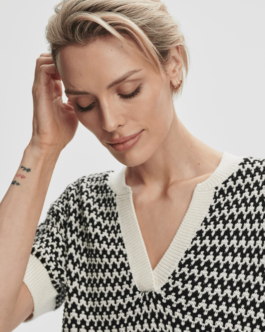 Varley Dora Knit Top - VARLEY - Luxe Leopard