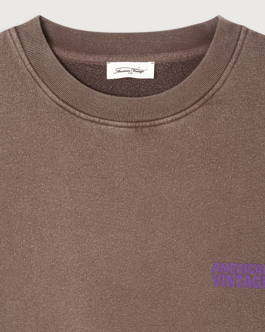 American Vintage Plizzy Sweatshirt - AMERICAN VINTAGE - Luxe Leopard