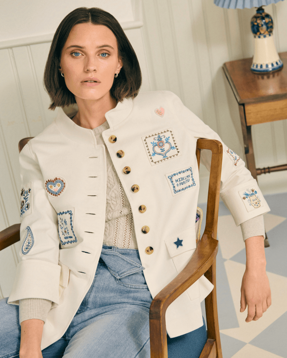 Dea Kudibal Lanza Jacket With Wide Collar - DEA KUDIBAL - Luxe Leopard