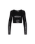 Commando Sequin Long Sleeve Crewneck Crop Top - Delivery NOV - Luxe Leopard