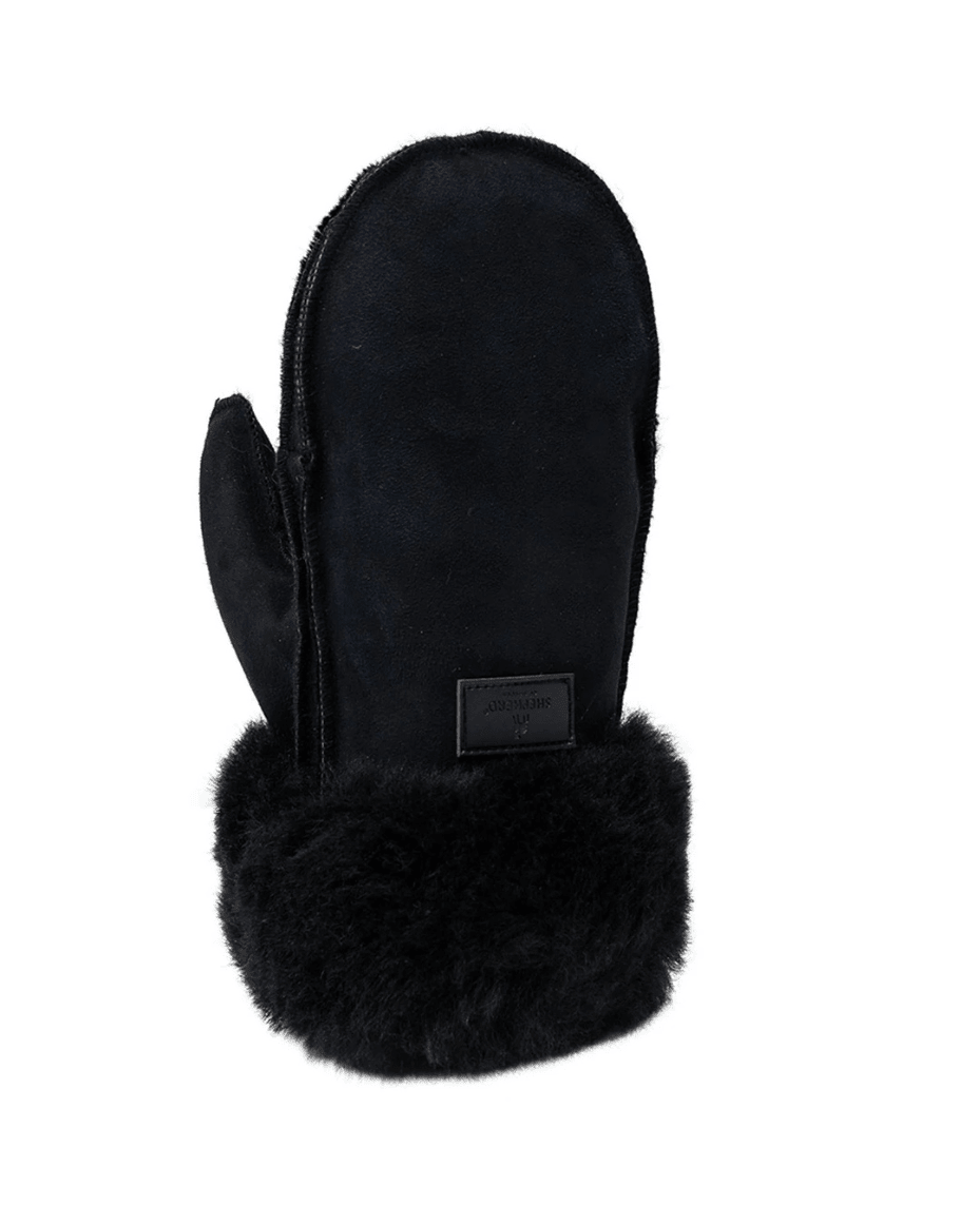 Shepherd of Sweden Furuvik Mittens in Black - SHEPHERD OF SWEDEN - Luxe Leopard