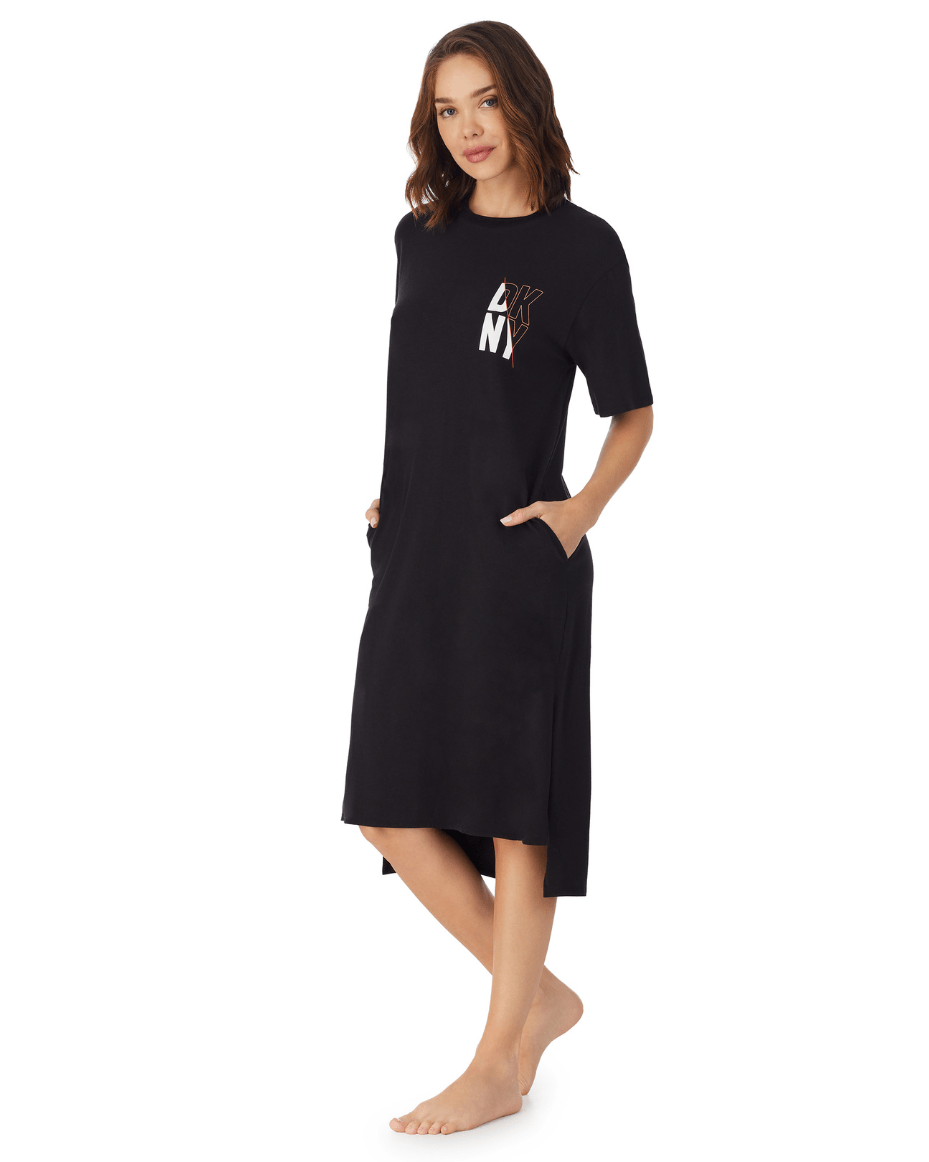 DKNY Midi Sleepshirt - DKNY - Luxe Leopard