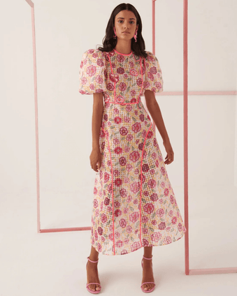 Celia B Nammu Peninsual Dress - Luxe Leopard