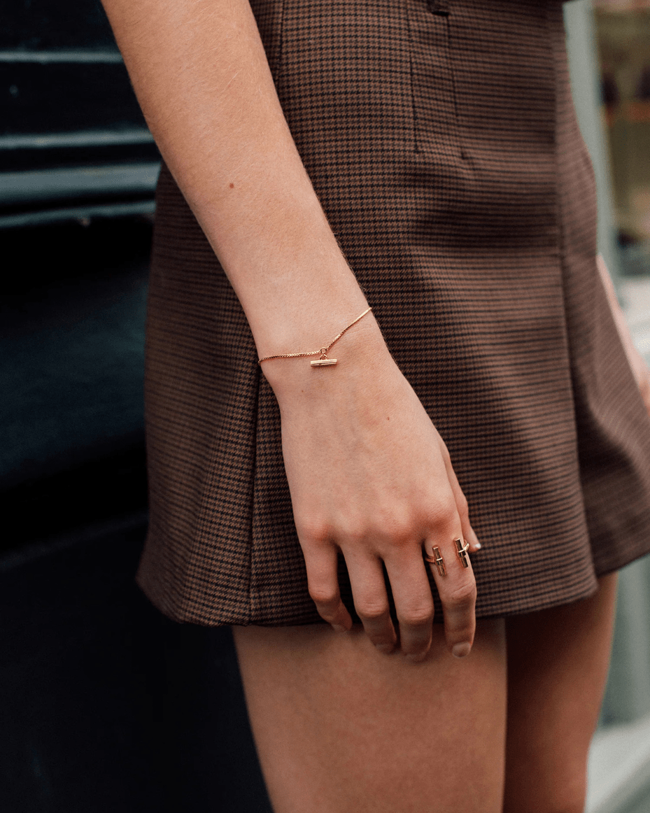 Rachel Jackson - Mini T-Bar Bracelet