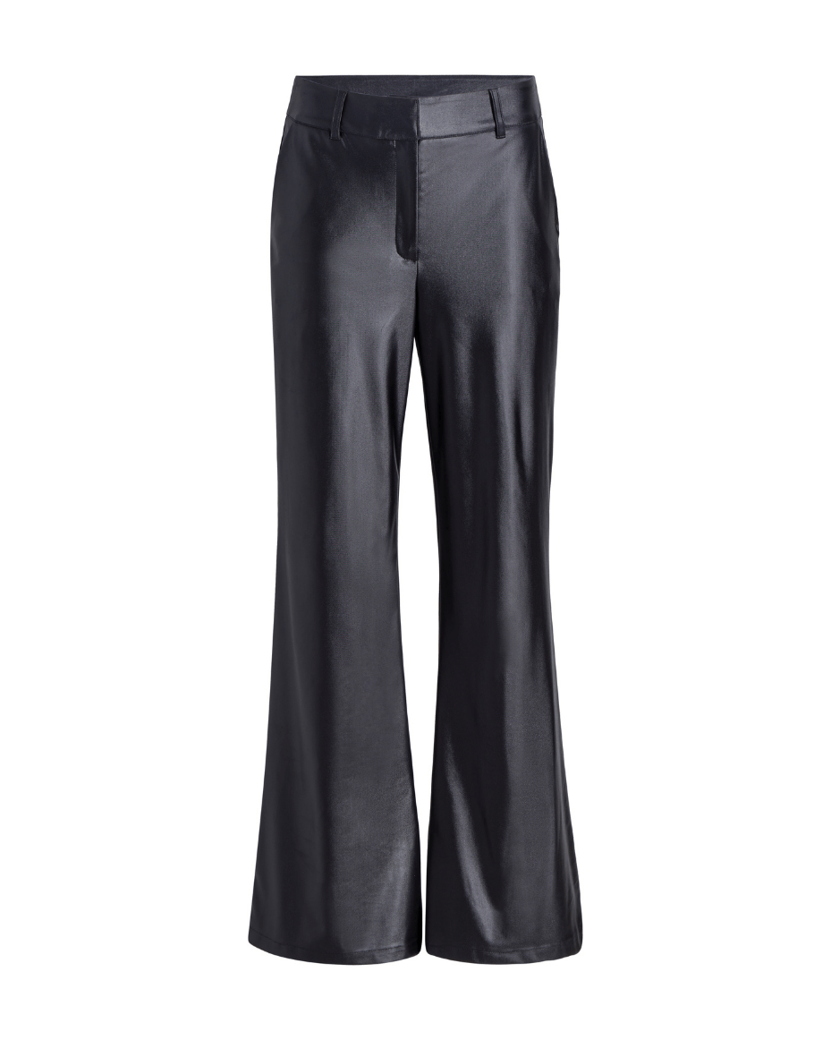 Commando Matte Metallic Wide Leg Trouser - COMMANDO - Luxe Leopard