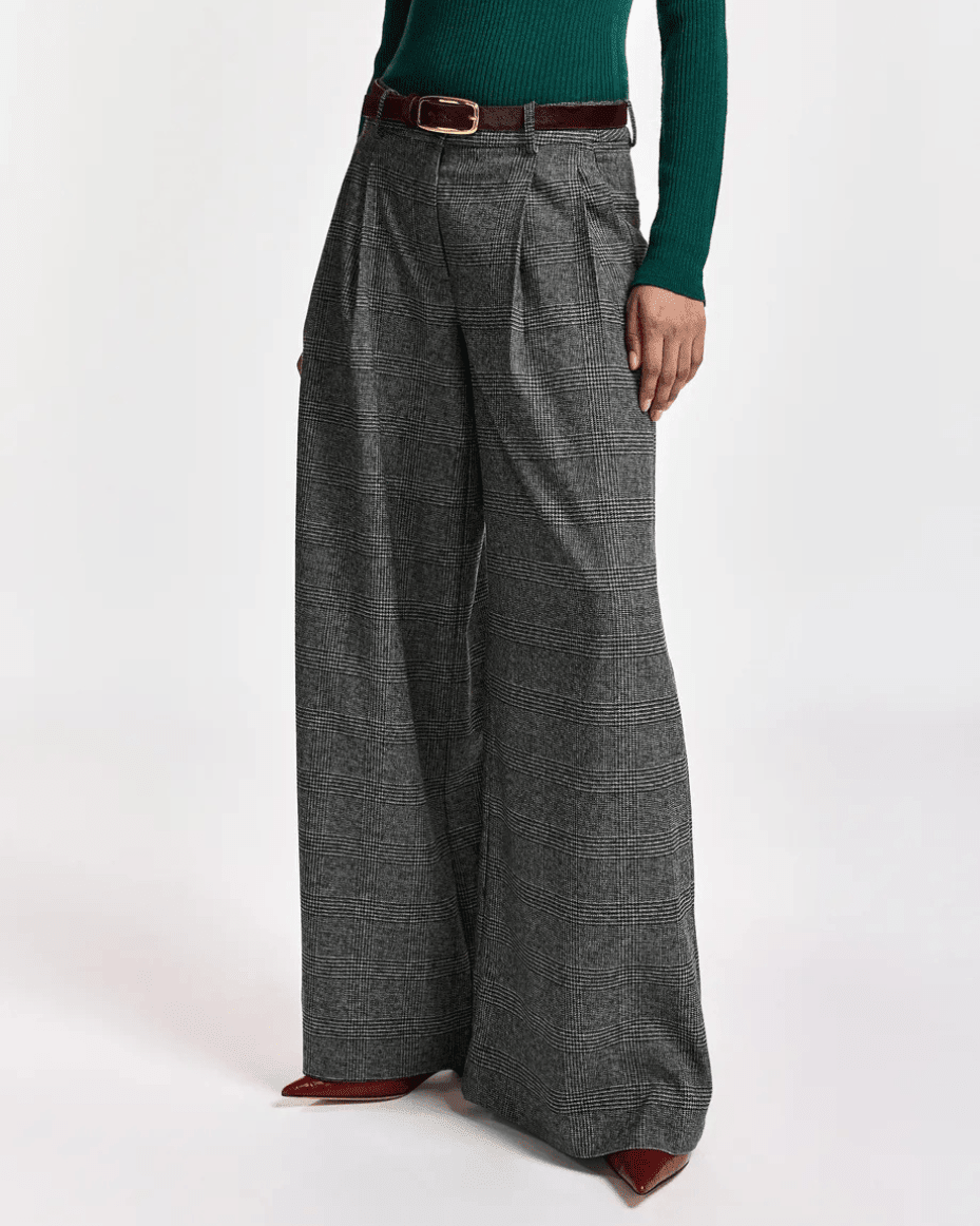Essentiel Antwerp Kollection Wide Leg Pants - ESSENTIEL ANTWERP - Luxe Leopard