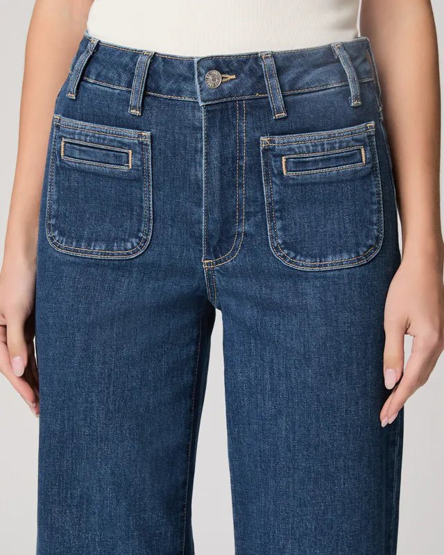 Paige Anessa Wide Leg Jean - PAIGE - Luxe Leopard