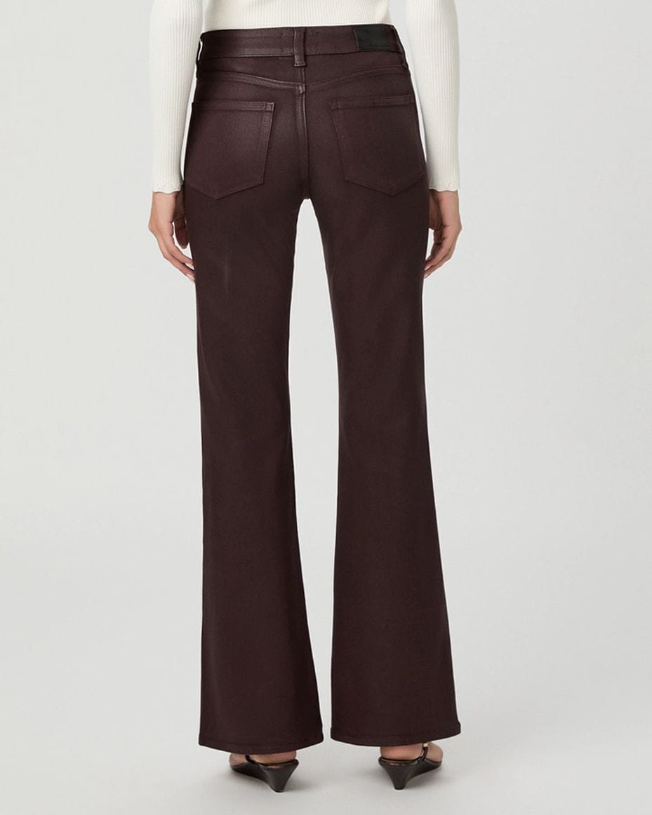 Paige Sofia Flared Jeans With Jolean Pockets in Wild Mulberry - PAIGE - Luxe Leopard