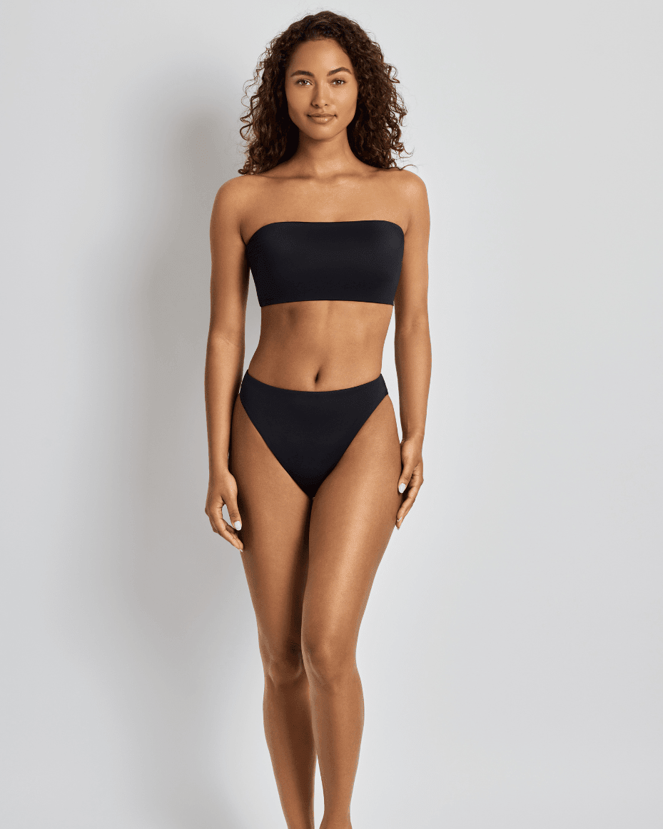 Ralph Lauren Longline Bandeau Bikini Bra - RALPH LAUREN - Luxe Leopard