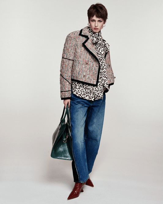 Essentiel Antwerp Kira Quilted Jacket - ESSENTIEL ANTWERP - Luxe Leopard