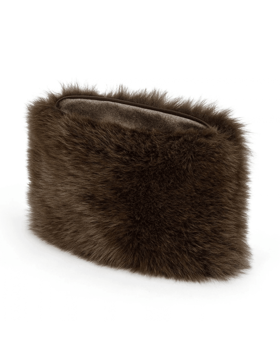 Shepherd of Sweden Ava Sheepskin Clutch 30x35cm in Moro - SHEPHERD OF SWEDEN - Luxe Leopard