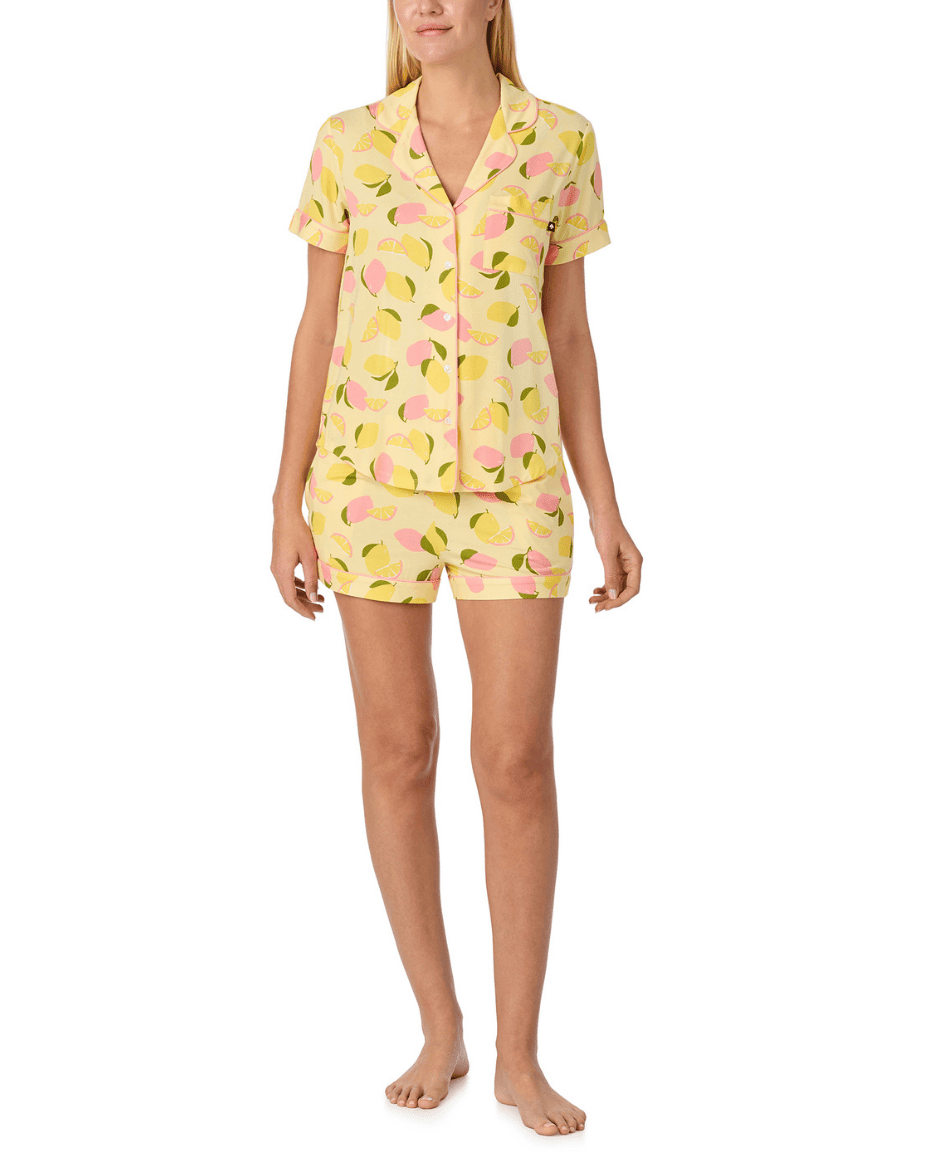 Kate Spade Short Sleeved Short Pj Set - KATE SPADE - Luxe Leopard